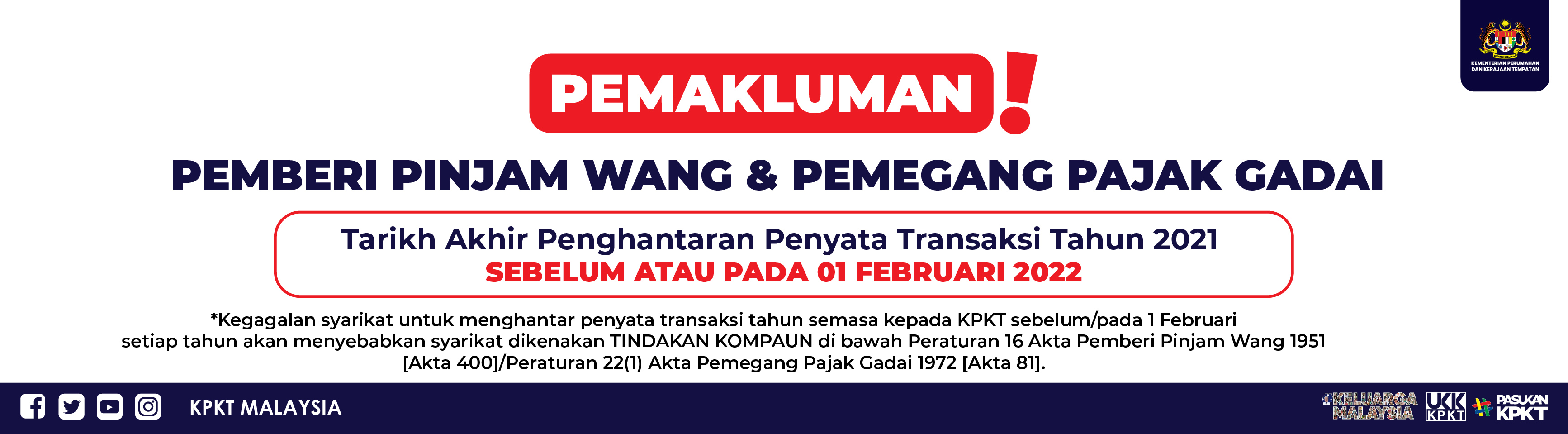 Portal Rasmi Kementerian Perumahan dan Kerajaan Tempatan