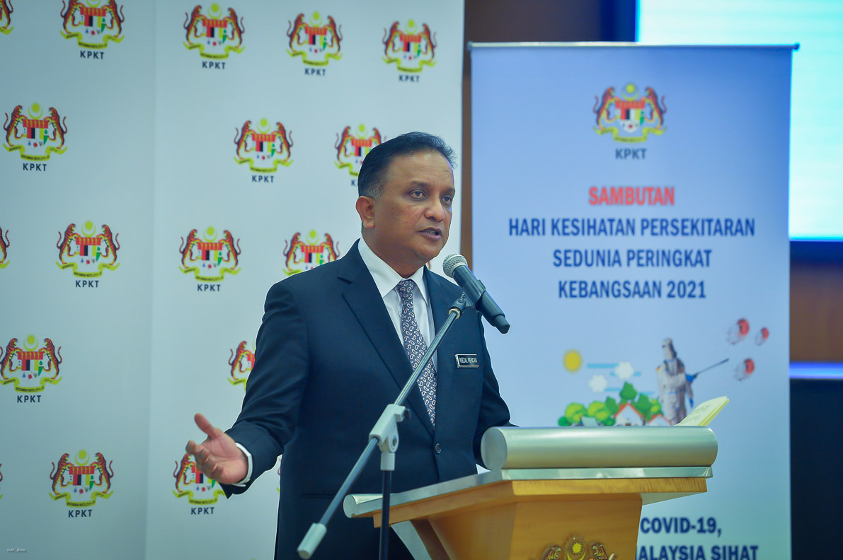 Sambutan Hari Kesihatan Persekitaran Sedunia Peringkat Kebangsaan 2021 Di Rasmikan Oleh Yb Menteri Kpkt Ds Reezal Merican